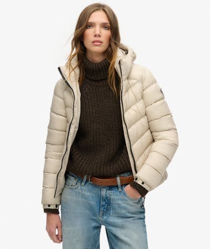 Damen Fuji Steppjacke mit Kapuze - Größe: 40 - Superdry - Modalova