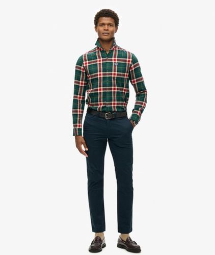 Herren Schmal Zulaufende Stretch-chinos - Größe: 30/32 - Superdry - Modalova