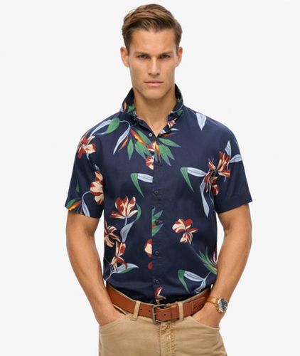 Herren , und Kurzärmeliges Hawaiihemd Bedruckt, Größe: XL - Größe: XL - Superdry - Modalova