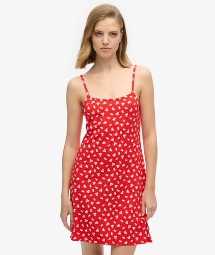 Damen Bedrucktes Mini-trägerkleid aus Jersey - Größe: 36 - Superdry - Modalova