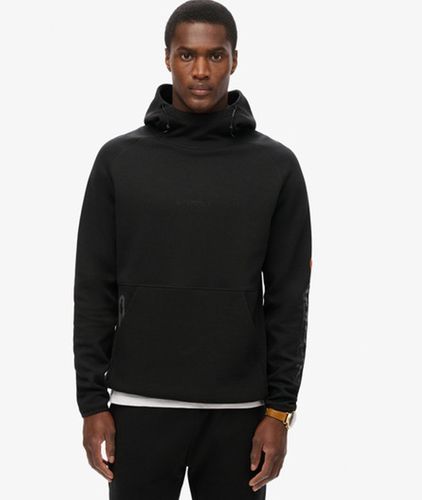 Men's Tech Logo Loose Hoodie Black - Size: Xxxl - Superdry - Modalova