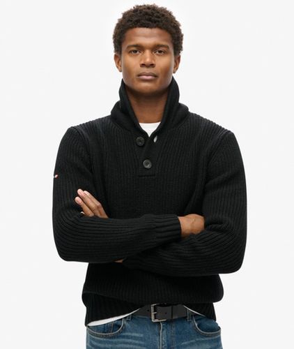 Herren Pullover mit Schalkragen, Größe: M - Superdry - Modalova