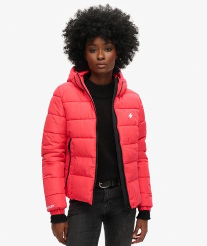 Women's Hooded Spirit Sports Puffer Jacket / Active - Size: 10 - Superdry - Modalova