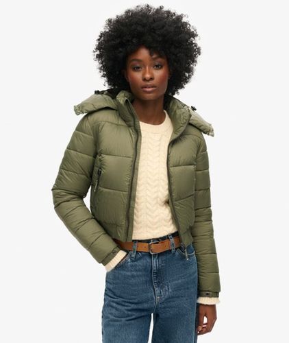 Damen Verkürzte Fuji Kapuzenjacke - Größe: 38 - Superdry - Modalova