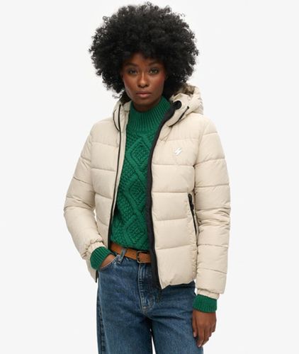 Damen Spirit Sports Steppjacke mit Kapuze - Größe: 42 - Superdry - Modalova