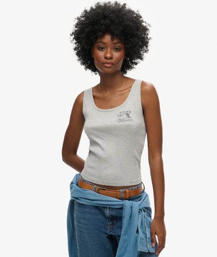 Damen Geripptes Athletic Essentials Tanktop - Größe: 38 - Superdry - Modalova