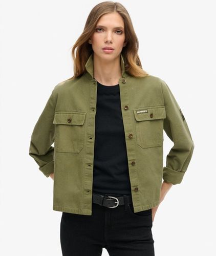 Damen St Tropez Military-Hemdjacke, Größe: 38 - Superdry - Modalova