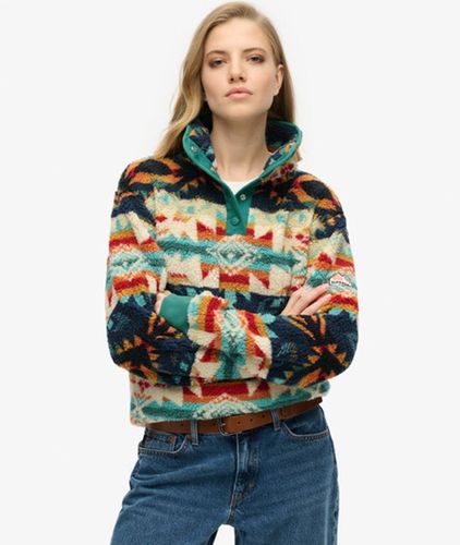 Damen Superweicher Bedruckter Teddy-fleece // - Größe: 42 - Superdry - Modalova
