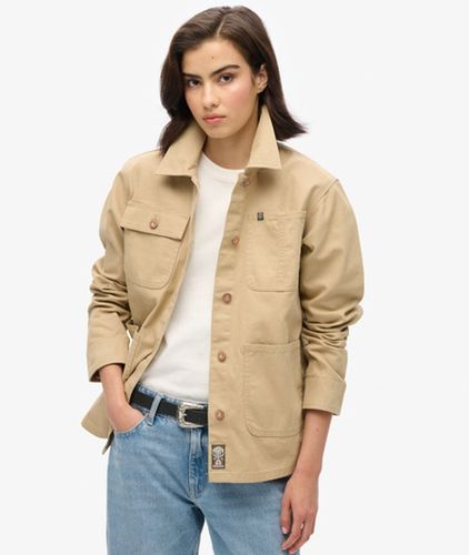 Damen Bestickte Chore-jacke - Größe: 34 - Superdry - Modalova