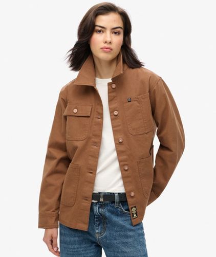 Damen Bestickte Chore-jacke - Größe: 36 - Superdry - Modalova