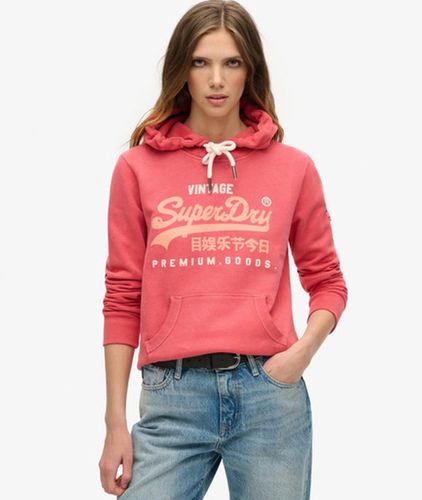 Damen Hoodie mit Schaumdruck und Grafik - Größe: 36 - Superdry - Modalova