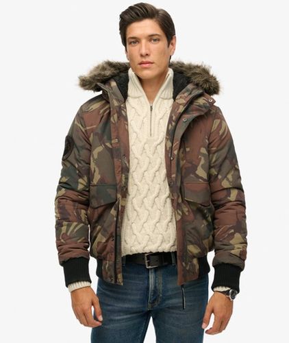 Herren Everest Bomber-steppjacke mit Kapuze - Größe: XL - Superdry - Modalova