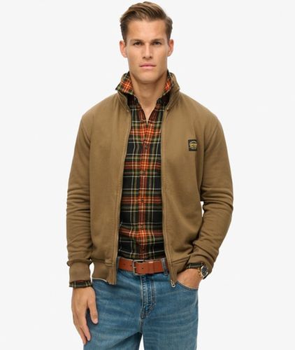 Herren Trainingsoberteil mit Kontrastnaht - Größe: M - Superdry - Modalova