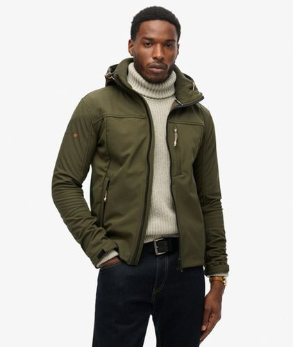 Herren Softshell Trekker Kapuzenjacke - Größe: L - Superdry - Modalova