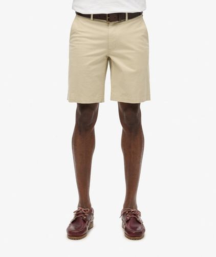 Men's Stretch Chino Shorts / Pelican - Size: 30 - Superdry - Modalova