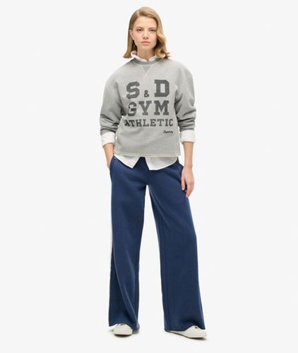 Damen Essential Jogginghosen mit Geradem Bein und Logo - Größe: 40 - Superdry - Modalova