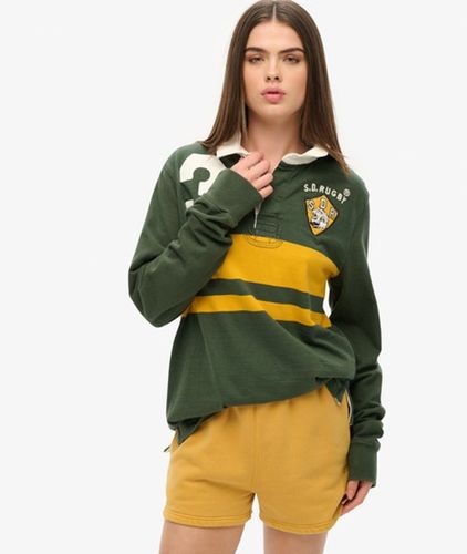 Damen Sweatshorts in Vintage-waschung Bestickt, Größe: 40 - Größe: 40 - Superdry - Modalova