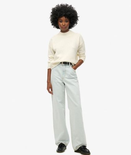 Damen Jeans aus Bio-baumwolle mit Weitem Beinschnitt - Größe: 28/30 - Superdry - Modalova