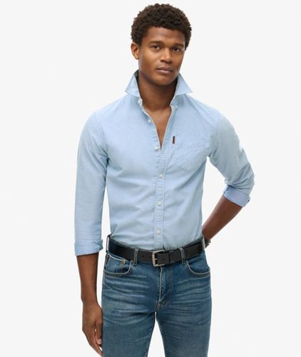 Herren Langärmeliges Oxfordhemd - Größe: Xxxl - Superdry - Modalova