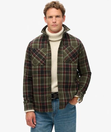 Herren The Merchant Store - Gesteppte Hemdjacke - Größe: Xxl - Superdry - Modalova