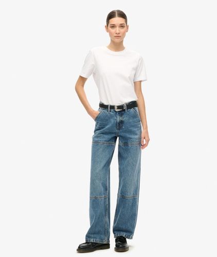 Damen Carpenter Jeans aus Denim mit Mittlerer Leibhöhe - Größe: 32/32 - Superdry - Modalova