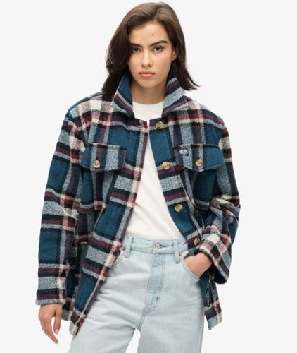 Damen Schwere, Ungefütterte Hemdjacke - Größe: 40 - Superdry - Modalova