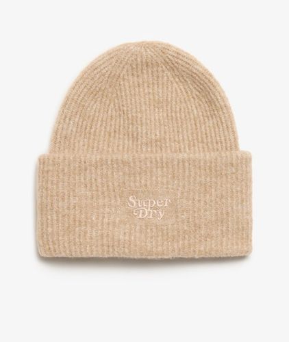 Damen Weiche Rippstrick-beanie - Größe: 1Größe - Superdry - Modalova