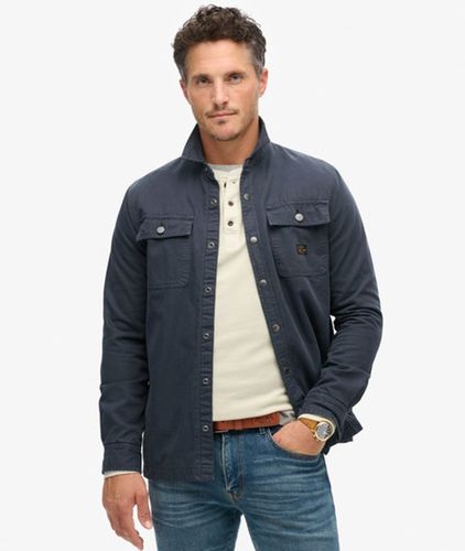 Herren Workwear Hemdjacke aus Bio-baumwollcanvas - Größe: M - Superdry - Modalova