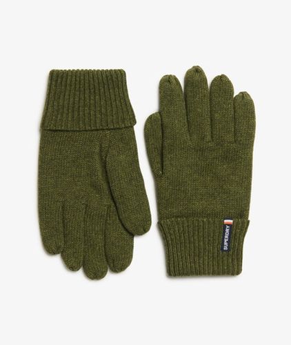 Herren Essential Strickhandschuhe mit Logo - Größe: 1Größe - Superdry - Modalova