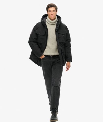 Men's Everest Tactical Parka Jacket / Jet - Size: S - Superdry - Modalova
