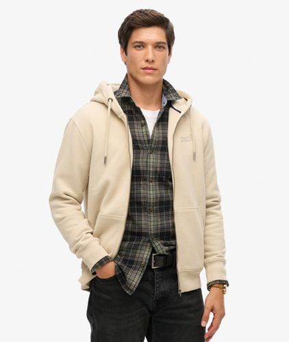 Herren Essential Kapuzenjacke mit Logo - Größe: L - Superdry - Modalova