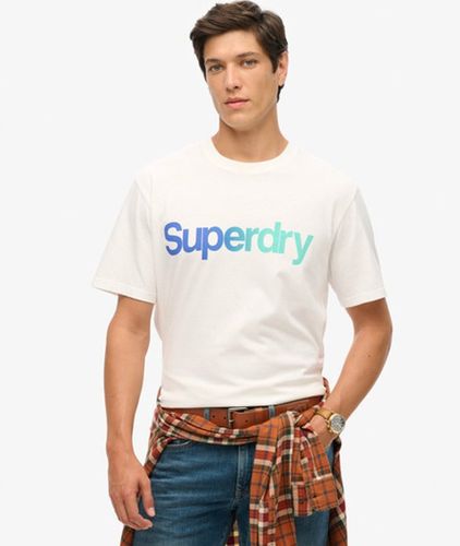 Herren Locker Geschnittenes Core T-shirt mit Logo - Größe: M - Superdry - Modalova