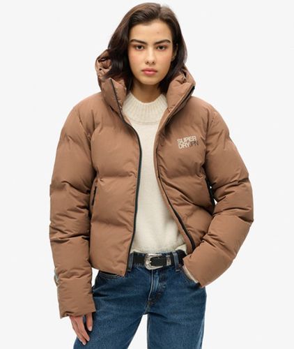 Damen Kastige Steppjacke mit Kapuze - Größe: 40 - Superdry - Modalova