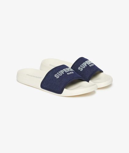 Damen Luxe Badesandalen mit Strassbesatz - Größe: 5-6 - Superdry - Modalova