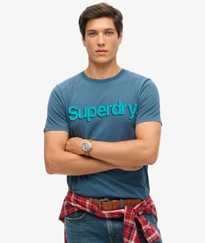 Men's Klassisches Core Logo Shadow T-shirt - Größe: Xxl - Superdry - Modalova