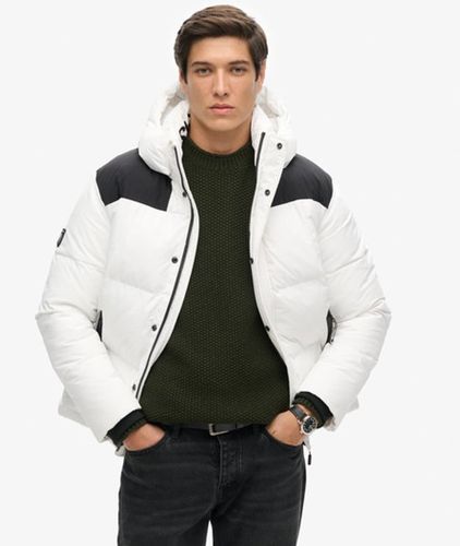 Herren Kapuzenjacke mit Quadratischem Steppmuster - Größe: L - Superdry - Modalova