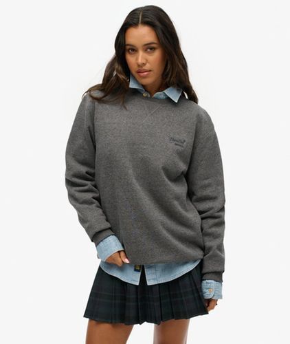 Damen OverGrößed Essential Logo Sweatshirt mit Rundhalsausschnitt - Größe: Xxl - Superdry - Modalova