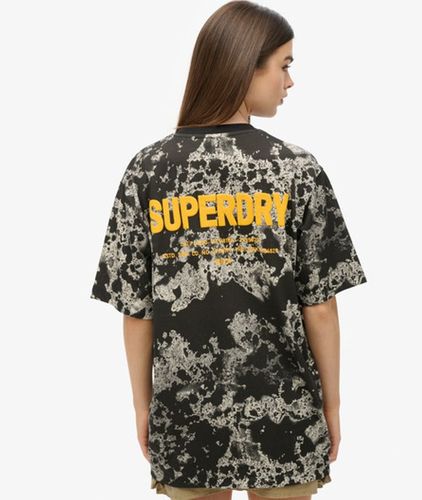 Damen , und Oversize-Utility-T-Shirt mit Tarnmuster, Größe: XXL - Superdry - Modalova