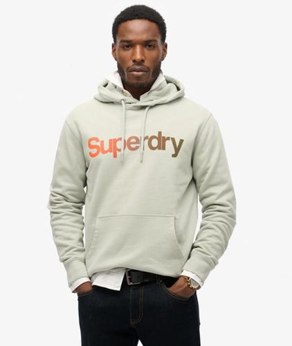 Herren Locker Geschnittenes Core Logo Fade Hoodie, Größe: XXL - Superdry - Modalova