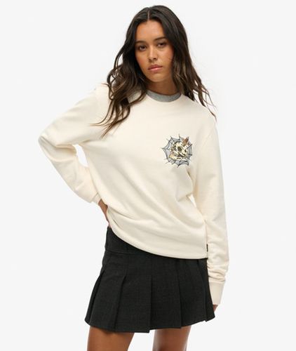 Women's Oversized Tattoo Graphic Sweatshirt - Size: XL - Superdry - Modalova