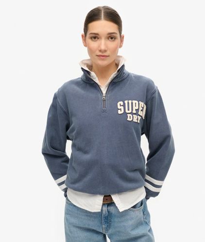 Damen Athletic Essentials Sweatshirt mit Applikation - Größe: 36 - Superdry - Modalova