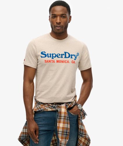 Herren Venue Duo Logo-T-Shirt, , Größe: XL - Superdry - Modalova