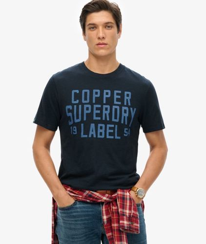 Men's Copper Label Workwear T-shirt / Eclipse Slub - Size: S - Superdry - Modalova