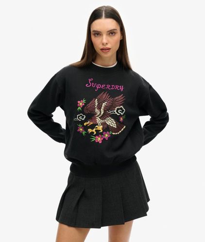 Damen Lässiges Suika Sweatshirt mit Stickerei - Größe: 36 - Superdry - Modalova