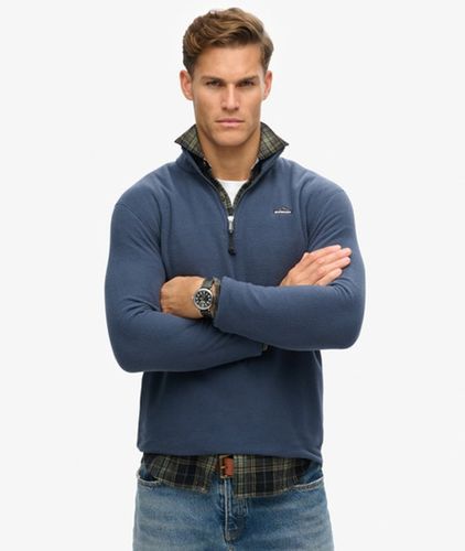 Herren Polar Fleecejacke mit Halblangem Reißverschluss - Größe: S - Superdry - Modalova