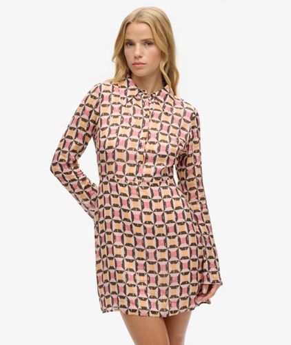 Women's Printed Mini Shirt Dress / Jamson Print - Size: 16 - Superdry - Modalova