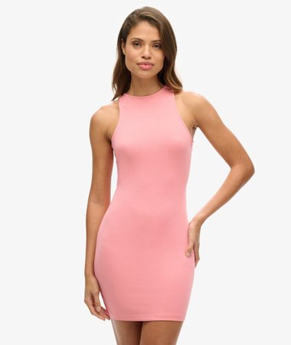 Damen Jersey-minikleid mit überkreuzter Rückseite, Größe: 42 - Größe: 42 - Superdry - Modalova