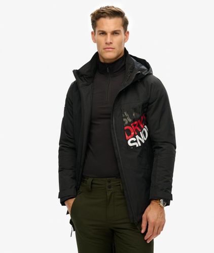 Herren Sport Ski Freestyle Core Jacke mit Logo-Druck, Größe: L - Superdry - Modalova