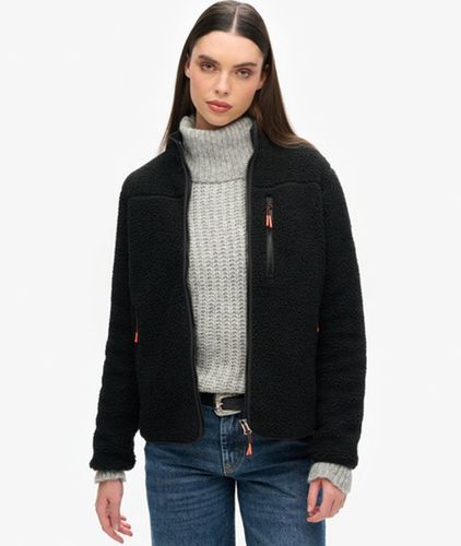 Damen Outdoor Sherpa-fleecejacke - Größe: 42 - Superdry - Modalova