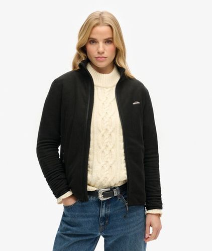Damen Polar Fleecejacke mit Durchgehendem Reißverschluss - Größe: 42 - Superdry - Modalova